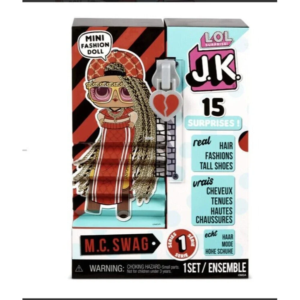 LOL Surprise JK Mini Fashion Doll Series 1 M.C. SWAG with 15 Surprises Brand NEW